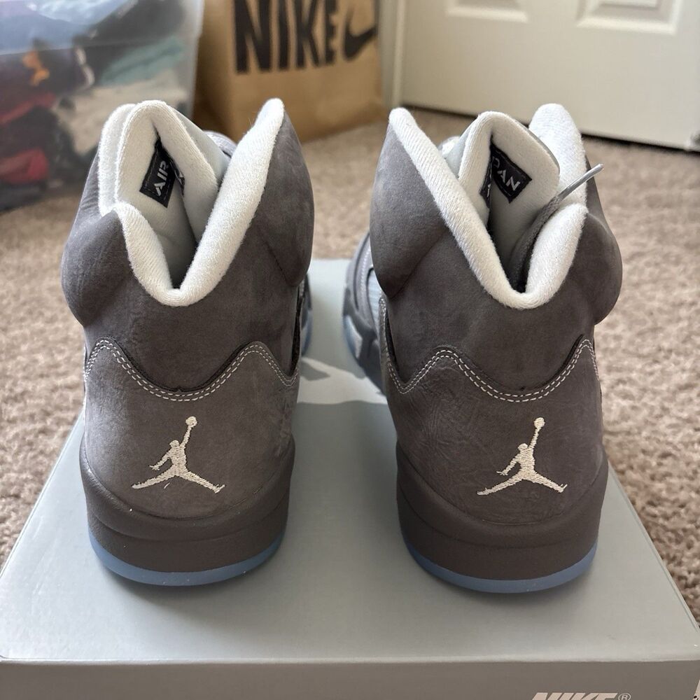 Nike Air Jordan 5 Retro Wolf Grey 2026 Size 12 Men Basketball DD0587-002 New - Picture 5 of 6
